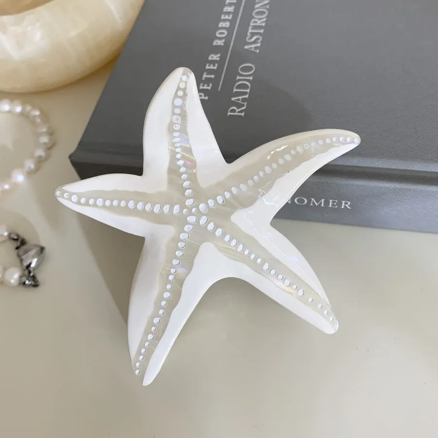 Vacation Simple Style Women's Starfish Acetic acid sheets Hair Claws