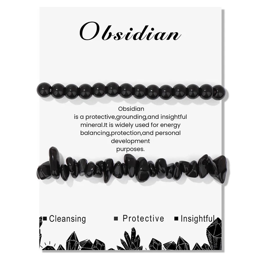 Elegant Geometric natural stone Crystal Bracelets In Bulk