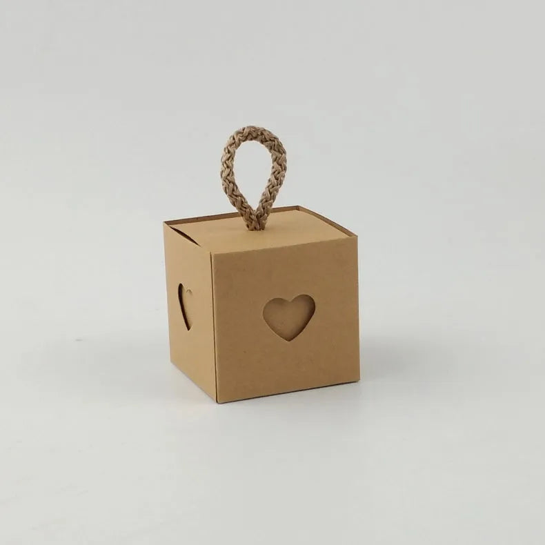 heart shape kraft paper daily gift wrapping supplies