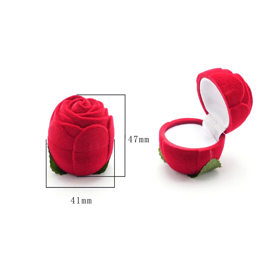 1 Piece Flannel Simple Style Classic Style Daily Angel Crown Strawberry Jewelry Boxes