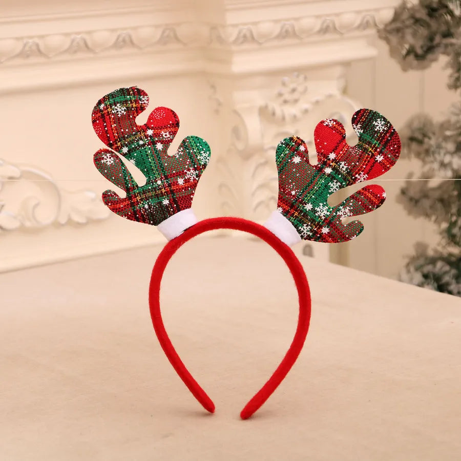 Christmas Cute Snowman Antlers Elk Nonwoven Party Festival Hair Band Costume Props Party Accessories