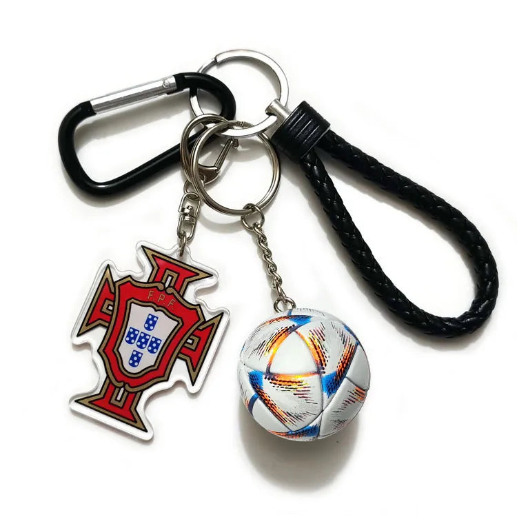 Streetwear Letter Football Acrylic + Plastic Plastic Unisex Spring Ring Trigger Clasp Closure Keychain