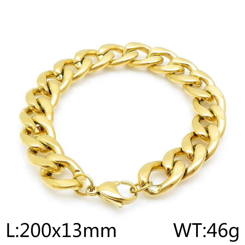 Wholesale Jewelry Simple Style Geometric Solid Color Titanium Steel 18K Gold Plated Polishing Plating Jewelry Set