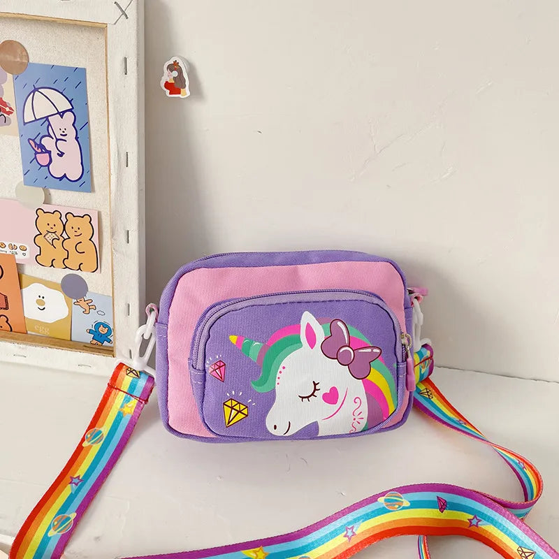 cute kindergarten new children's shoulder bag boy's shoulder bag cartoon girl backpack baby satchel