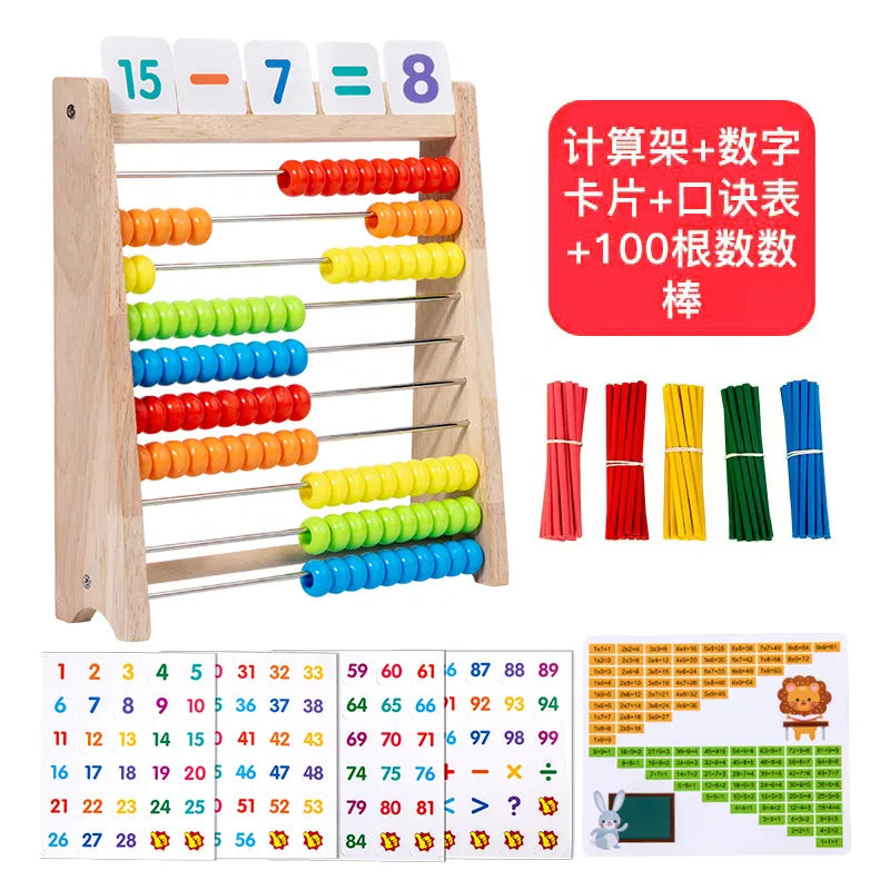 learning toys number wood toys