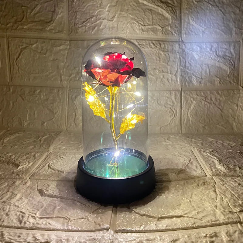 valentine's day romantic pastoral flower plastic party festival preserved flower