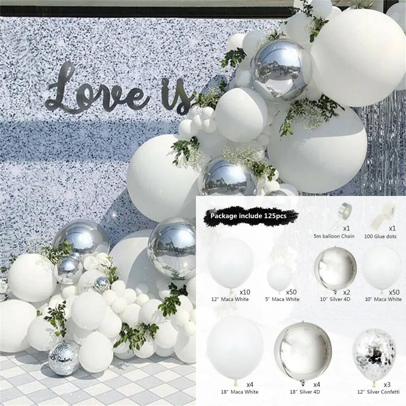 10 Series Birthday Party Decoration Balloon Suit Balloon Chain Arch Wedding Wedding Room Scene Arrangement