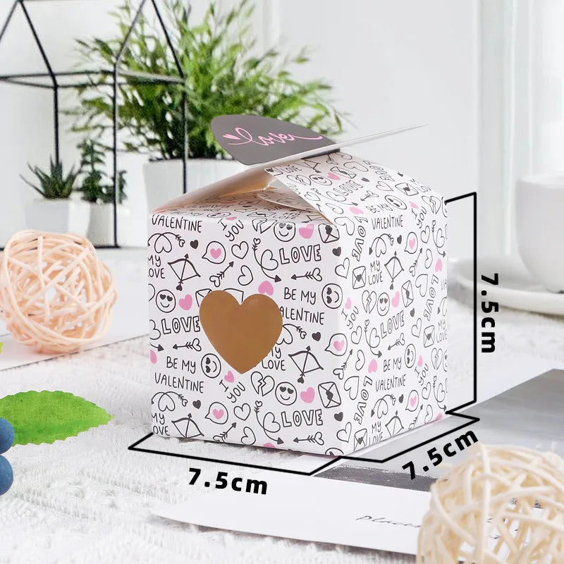valentine's day simple style classic style color matching paper date gift wrapping supplies