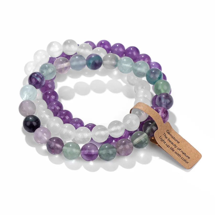 Simple Style Fruit natural stone Crystal Bracelets In Bulk