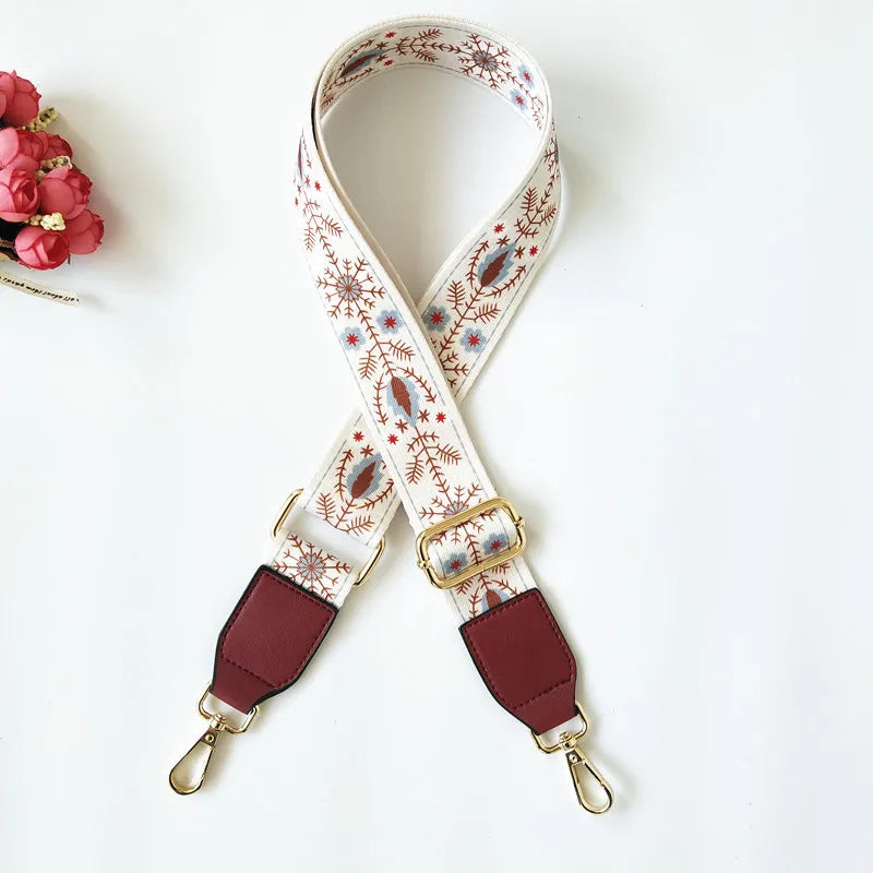 new flower shoulder accessories adjustable shoulder messenger women's bag strap