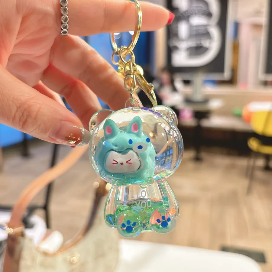 1 Piece Cute Cartoon Character Acrylic Unisex Bag Pendant Keychain