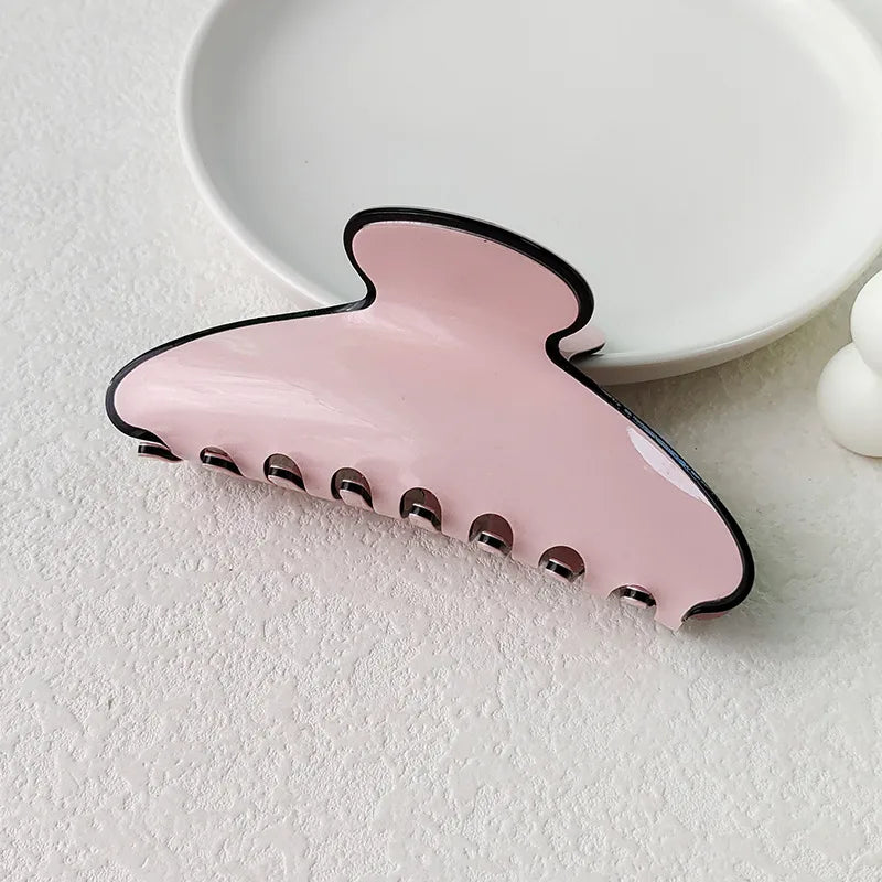 New Style Large Size Acetate Shark Clamp Hair Clip Women Luxury Fashion Hair Accessories Hair Claw For Thick Hair Tail