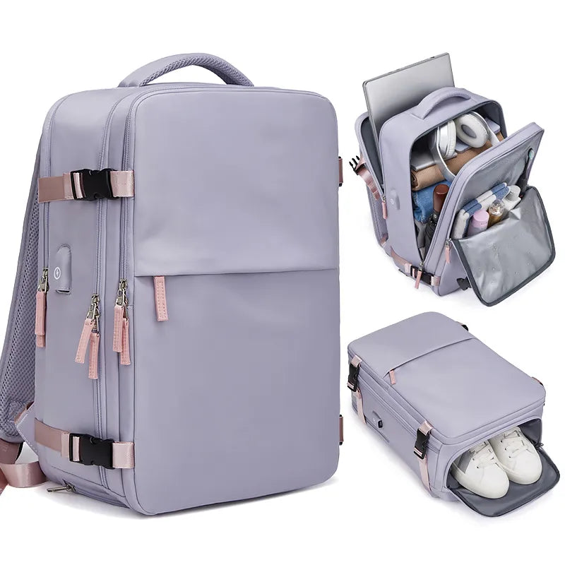 New Arrival Travel Backpack Women's Luggage Bag Dry Wet Separation Casual and Lightweight School Bag Multifunctional Computer Back