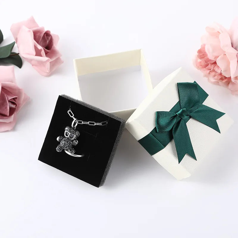 1 Piece Paper Modern Style Daily Bow Knot Jewelry Boxes