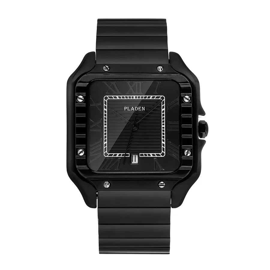 Fashion Geometric Butterfly Double Snap Quartz Men's Watches