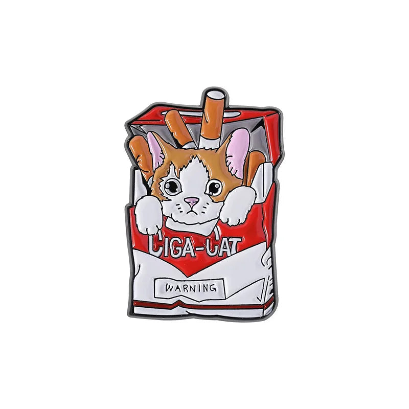 Trendy Letter Quote Lapel Pin Cartoon  Badge Clothing Backpack Accessory Unisex Personalized Fashion Jewelry