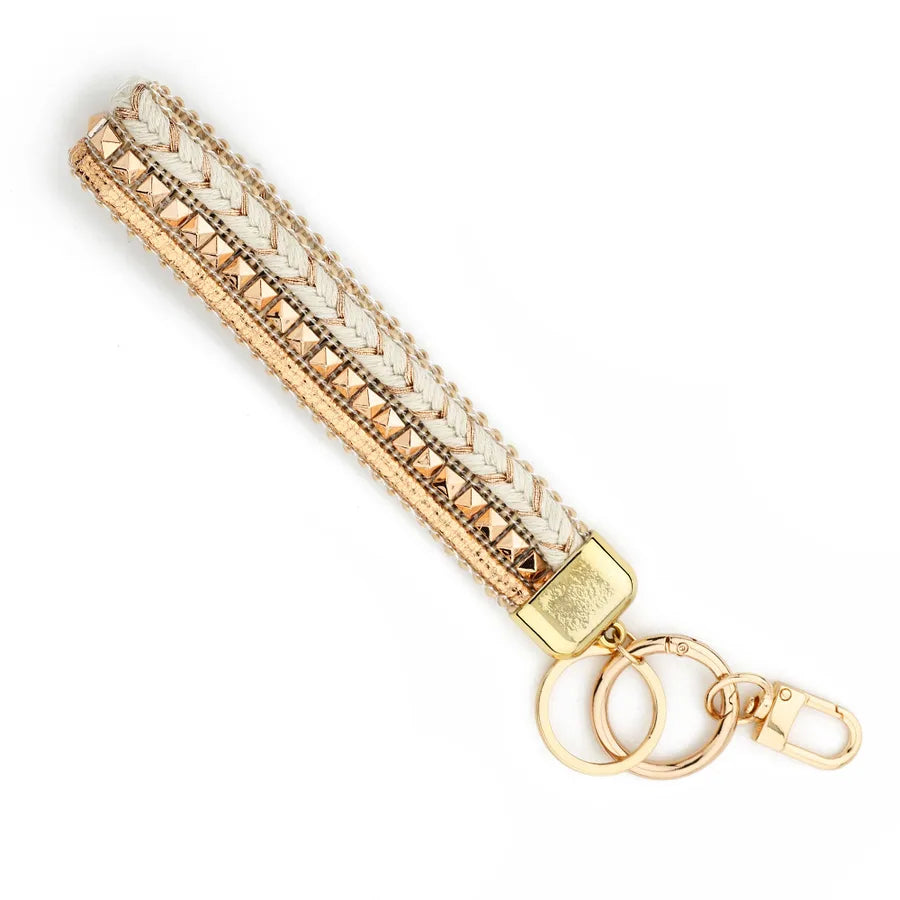 Classic Style Geometric Alloy Bag Pendant Keychain