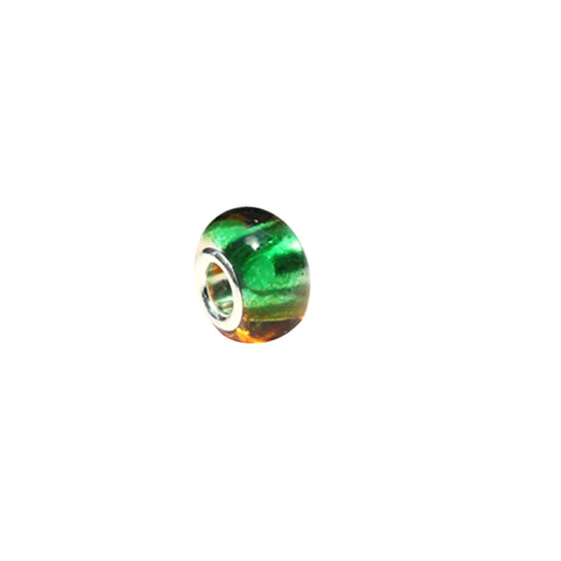 10 PCS/Package 9 * 14mm Hole 5~5.9mm Resin Color Block Oval Beads