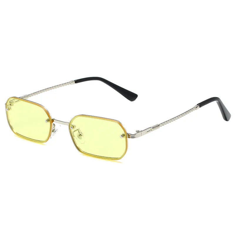 Vacation Simple Style Color Block Pc Square Full Frame Women's Sunglasses