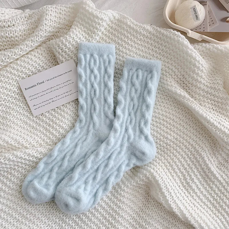 Sweet Women's Solid Color Polyester Ankle Socks A Pair