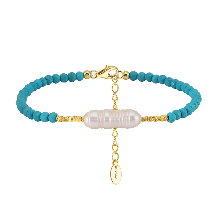925 Sterling Silver Freshwater Pearl Bracelets Elegant