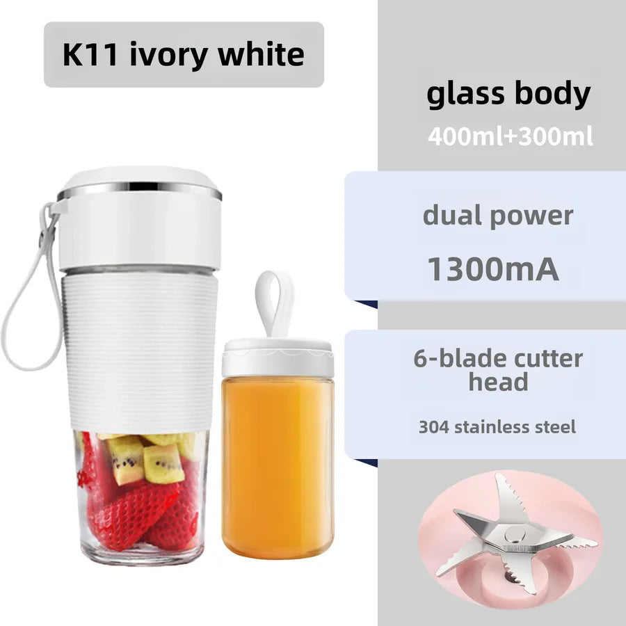 new juicer portable rechargeable small gift juice cup student household multifunctional glass