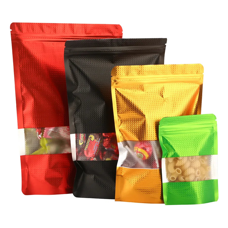 fashion solid color composite membrane storage bag food packaging bag