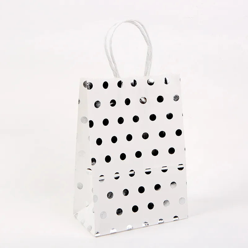 simple style polka dots kraft paper daily gift wrapping supplies