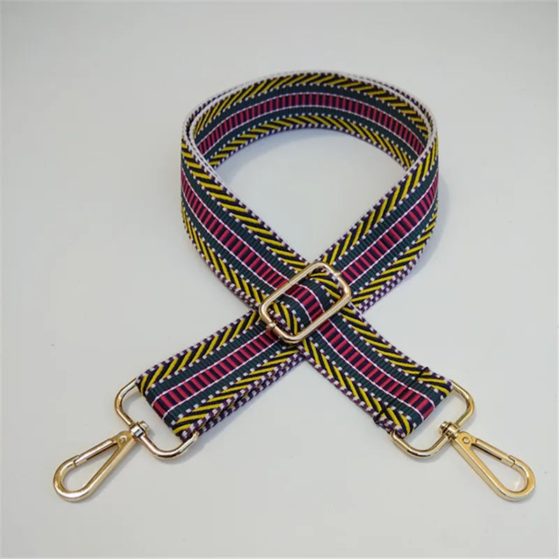 all seasons polyester stripe sling strap bag accessories