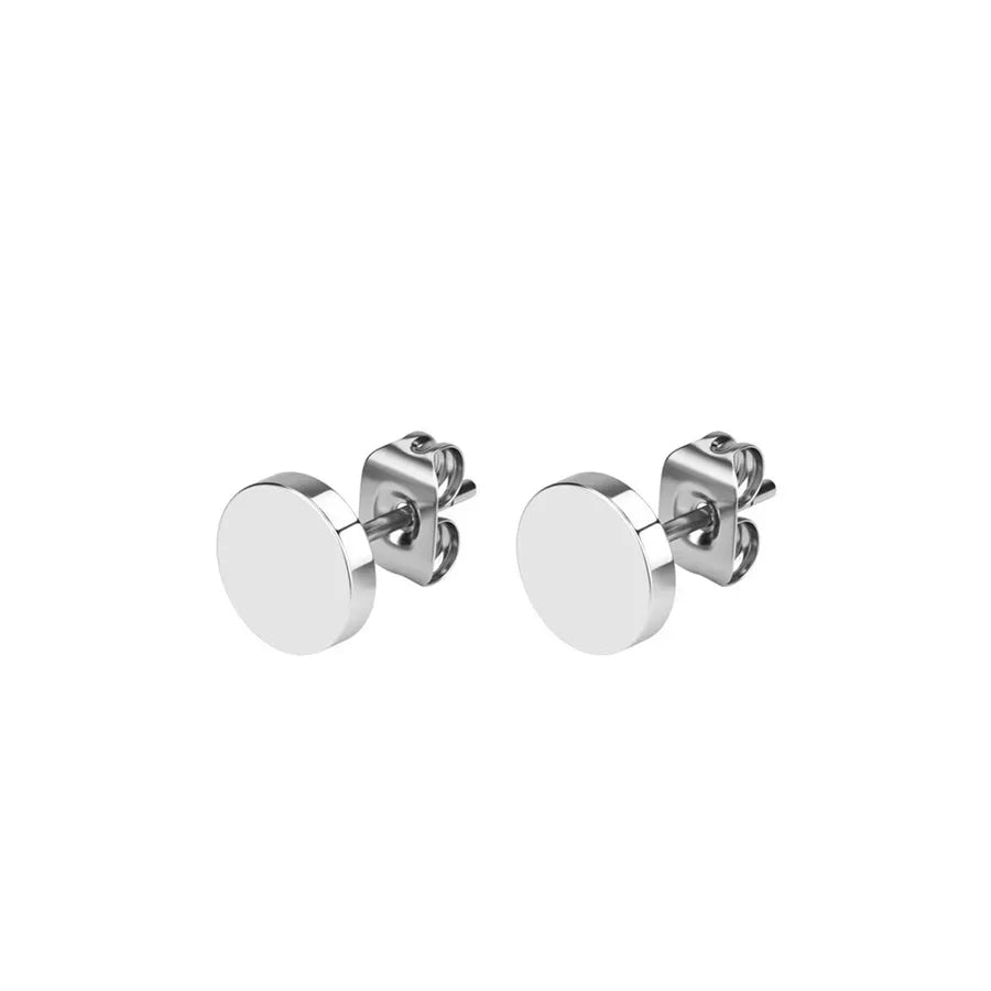 1 Pair Simple Style Classic Style Commute Geometric 304 Stainless Steel Ear Studs