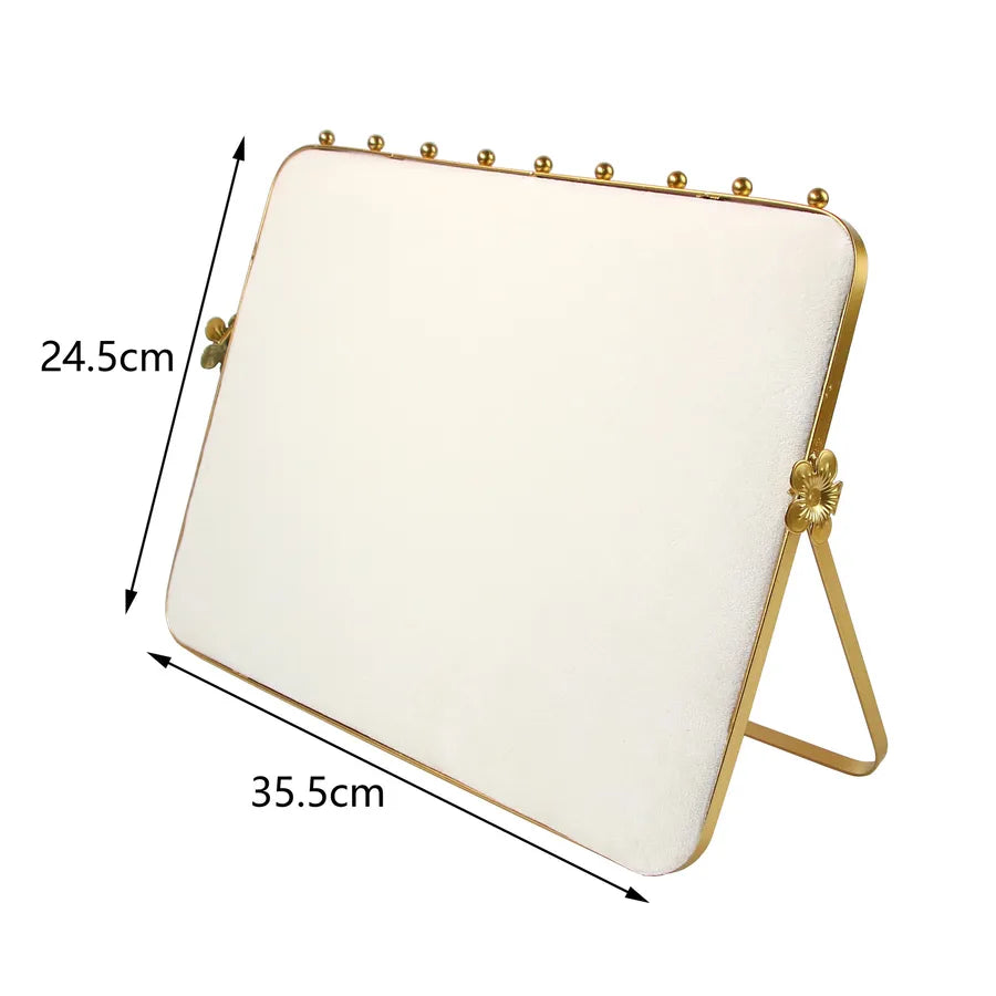 Creative combination jewelry rack metal White Suede jewelry rack ring necklace bracelet pendant shooting props