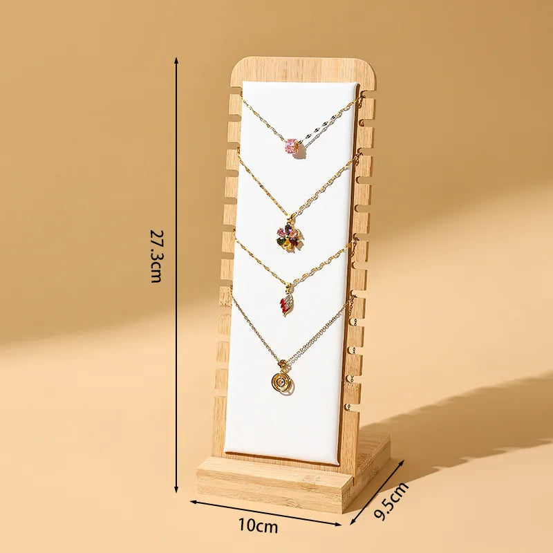 Casual Simple Style Geometric solid wood Jewelry Display 1 Piece
