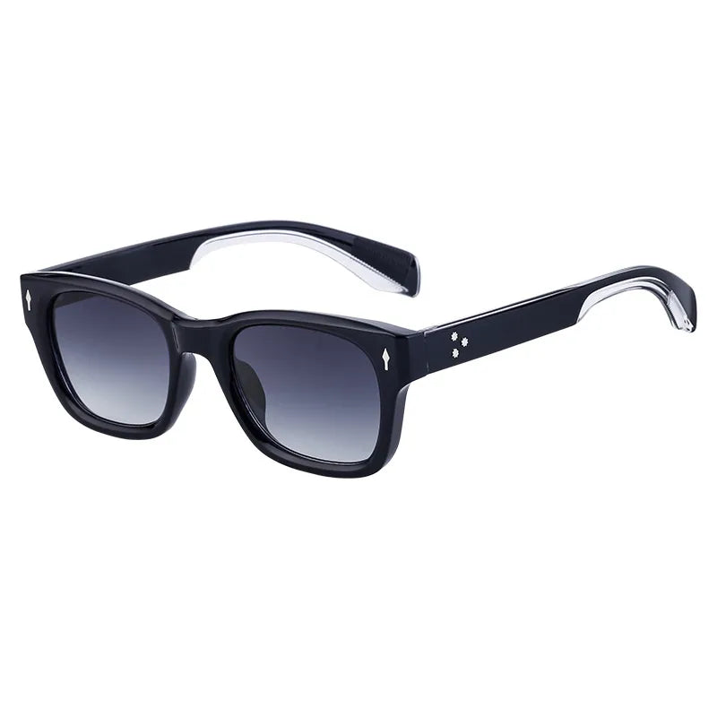 Vacation Solid Color Tac Square Full Frame Men's Sunglasses