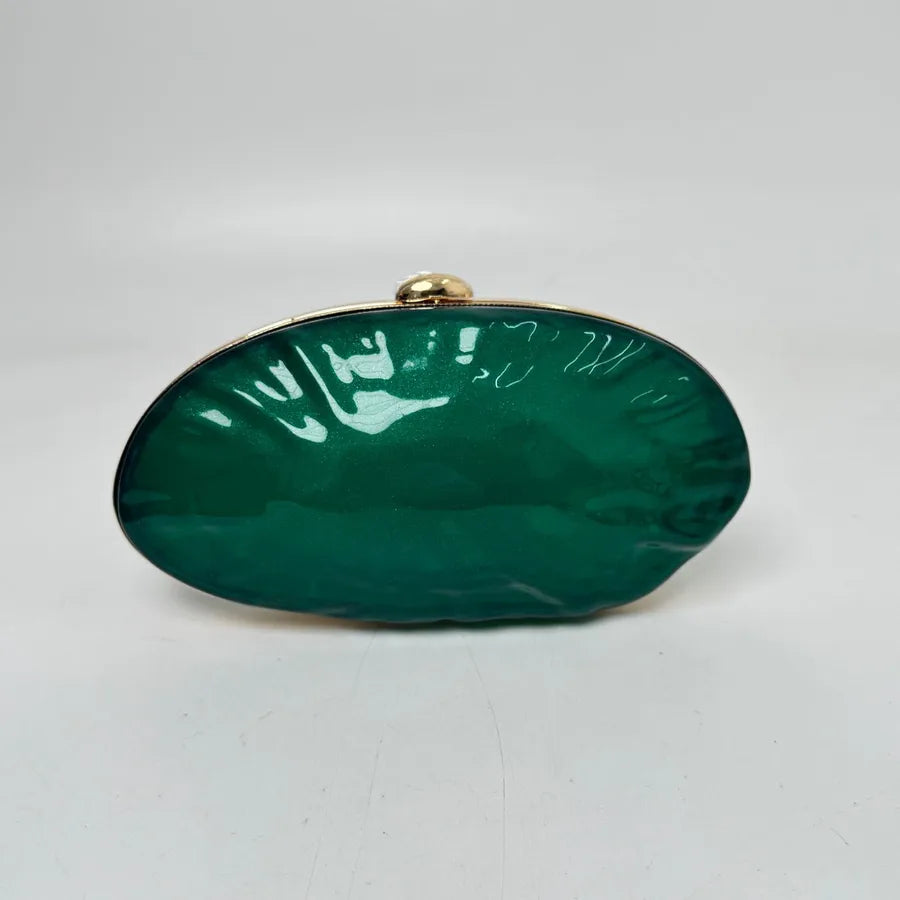Fashion French Marble Lock Box Bag Acrylic Shell Bag Banquet Goose Egg Box Hand Crossbody Bag