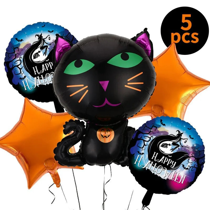 halloween geometric aluminum film party balloon