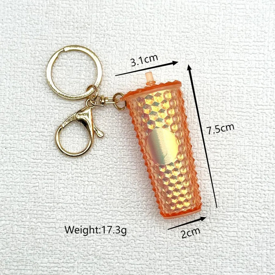 Simple Style Colorful Plastic Unisex Keychain
