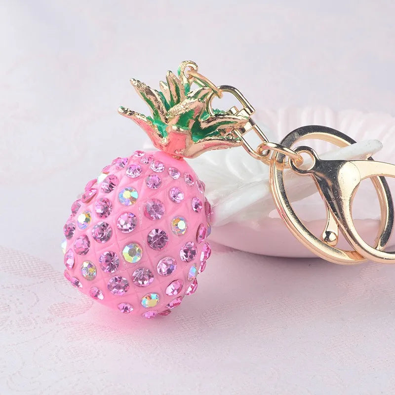 Simple Style Classic Style Pineapple Zinc alloy Unisex Bag Pendant Keychain