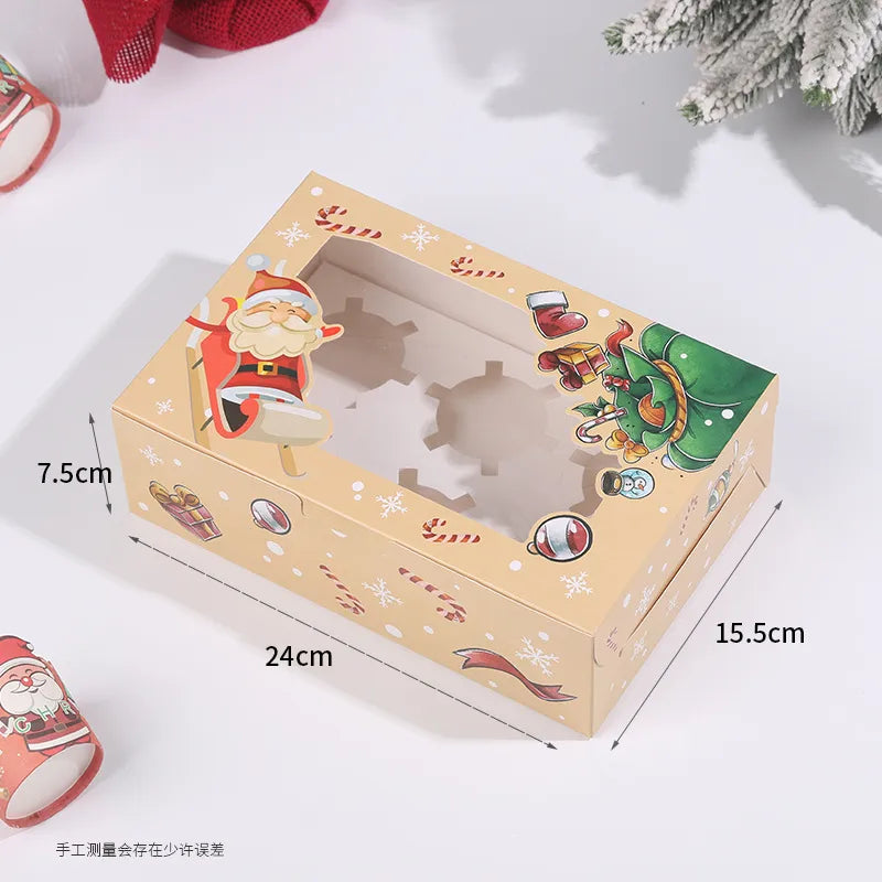 Christmas Cartoon Style Cartoon Paper Card Party Gift Wrapping Supplies