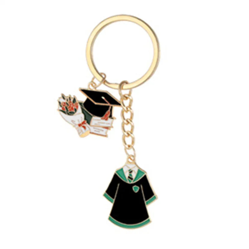 1 Piece Modern Style Simple Style Book Alloy Stamping Stoving Varnish Plating Unisex Screw Clasp Closure Keychain