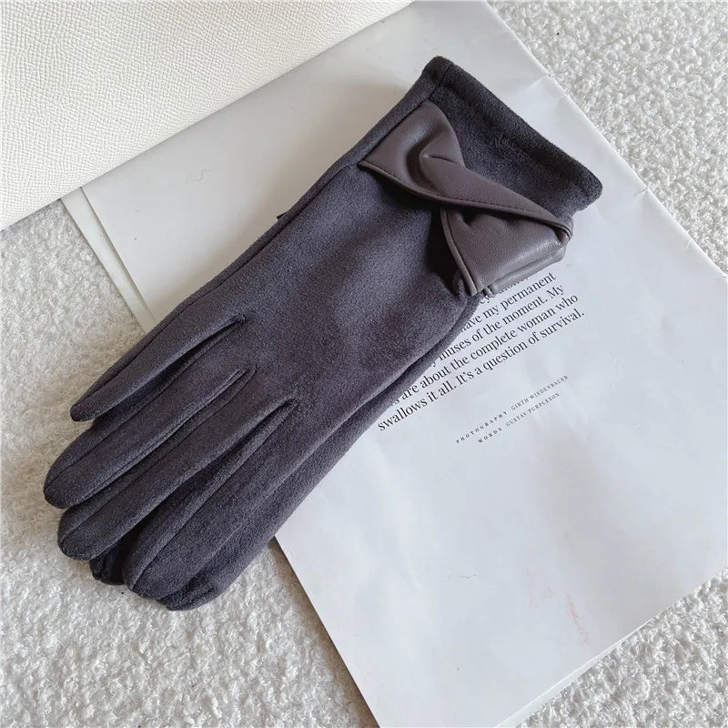 Women's Casual Elegant Solid Color Gloves