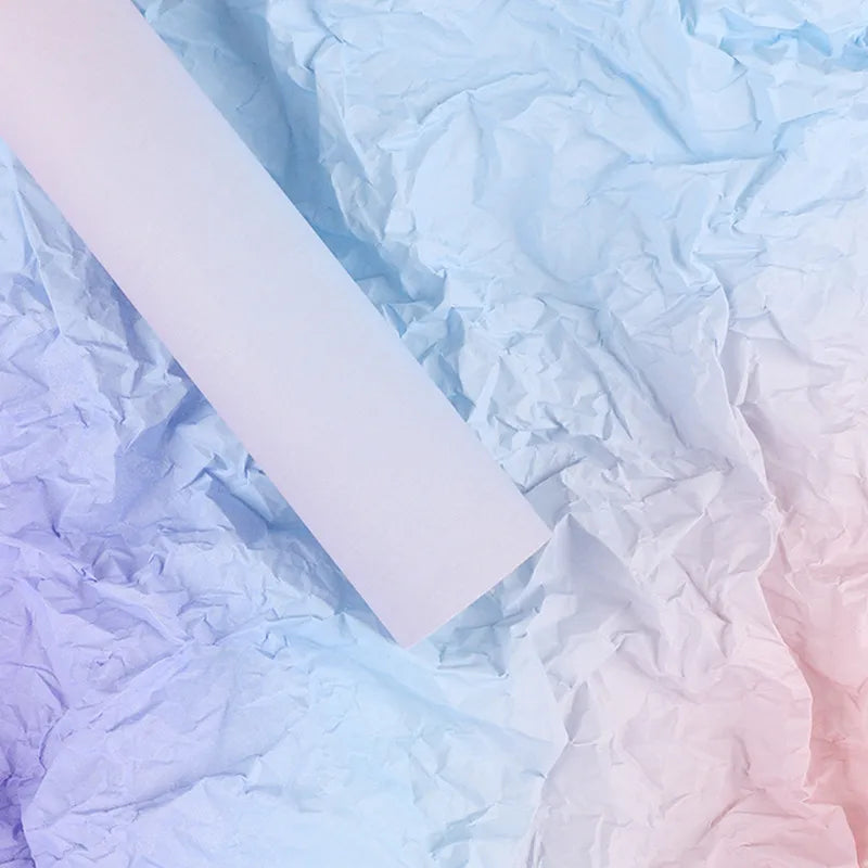 Romantic Simple Style Color Block Gradient Color Paper Date Festival Gift Wrapping Supplies Party Supplies Gift Wrapping Supplies 20 PCS/Package