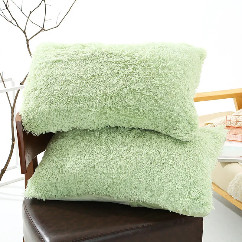 Casual Elegant Cute Solid Color Polyester Pillow Cases Bedding