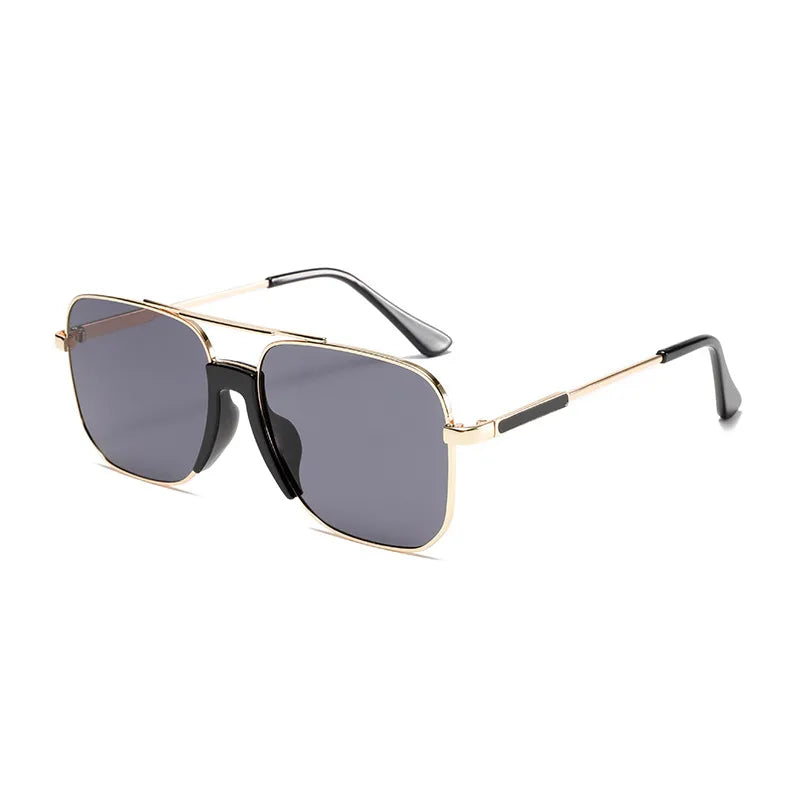 Streetwear Solid Color Pc Square Full Frame Men's Sunglasses