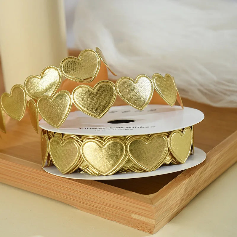 Valentine'S Day Casual Elegant Simple Style Heart Shape Polyester Holiday Banquet Birthday Party Supplies Gift Wrapping Supplies 1 Roll