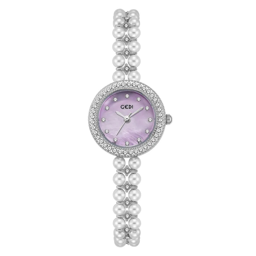 Goldie Light Luxury Diamond-encrusted Fritillaria Women's Watch Niche Chinese High-end Feeling Beads Wrist Watch Women's Bracelet Quartz Watch