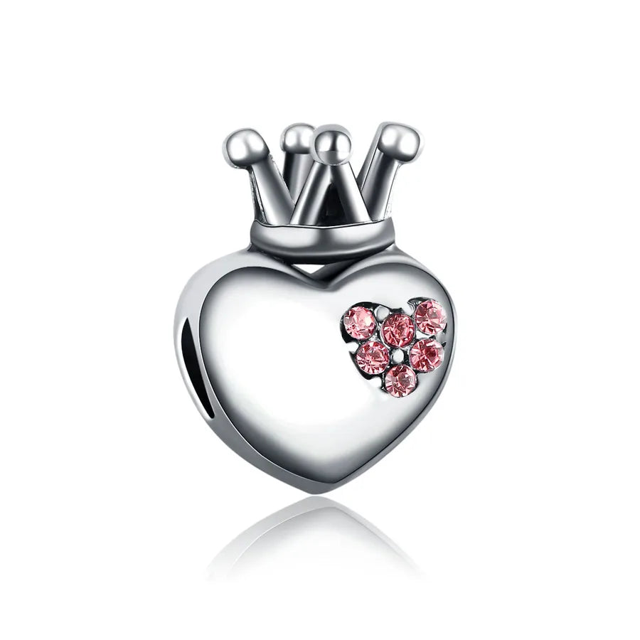 20 PCS/Package Diameter 10mm Alloy Letter Heart Shape Flower Beads