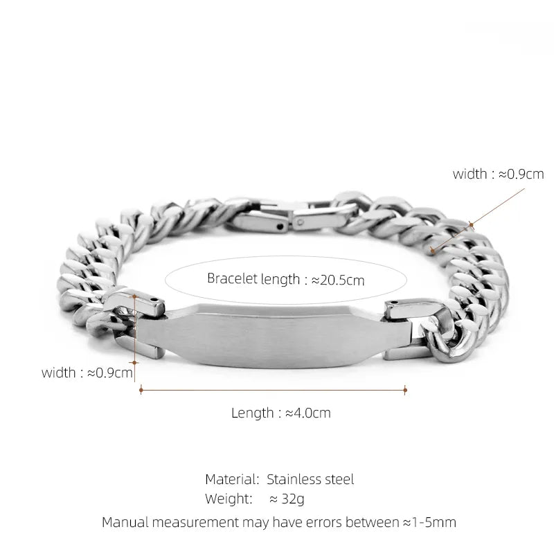 Casual Hip-Hop Punk Geometric 304 Stainless Steel 18K Gold Plated Unisex Bracelets