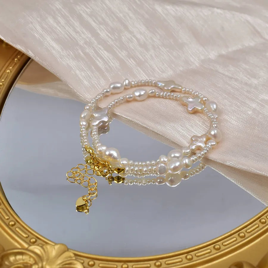 Natural Freshwater Baroque Pearl Necklace Women Fashion Versatile Luxury Retro Small Audience High-End Design Sense
