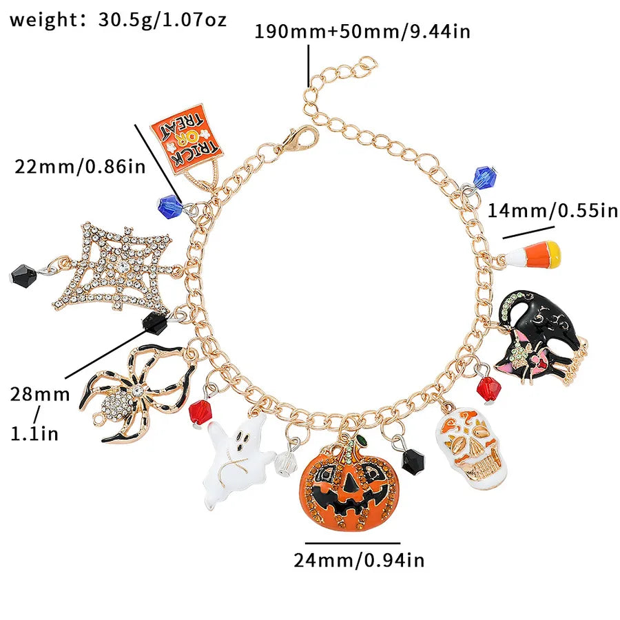 Cartoon Animation Horror Movie coraline Ghost Mother Halloween Pan Diy Beaded Bracelet Jewelry