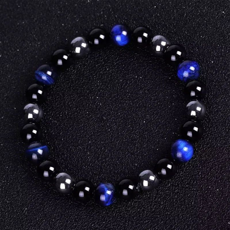 8mm tiger eye stone beaded bracelet multi-color optional men's bracelet gift  hot sale natural stone bracelet wholesale